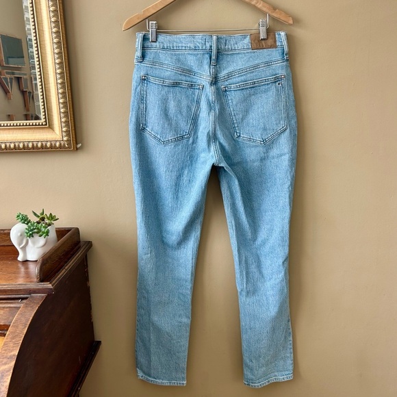 Madewell The Perfect Vintage Jeans Knee High Rise Rip Light Blenheim Wash 29 - Picture 5 of 11
